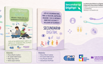Publicadas dos nuevas guías de orientaciones desde el Secundari@ Digit@l para el uso de MDD